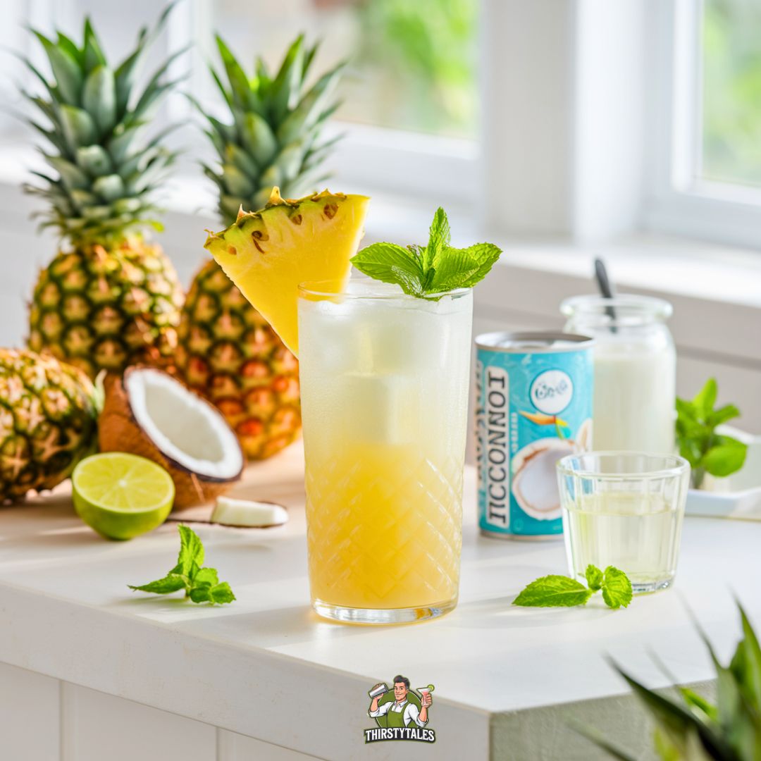 Pineapple & Coconut Mocktail